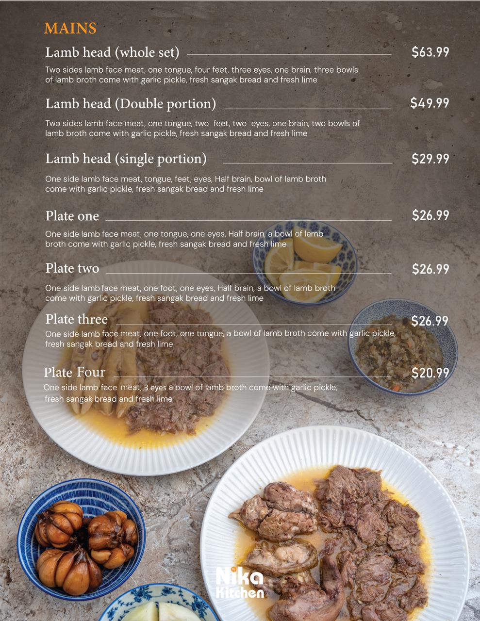 Nika Kitchen menu — page 5