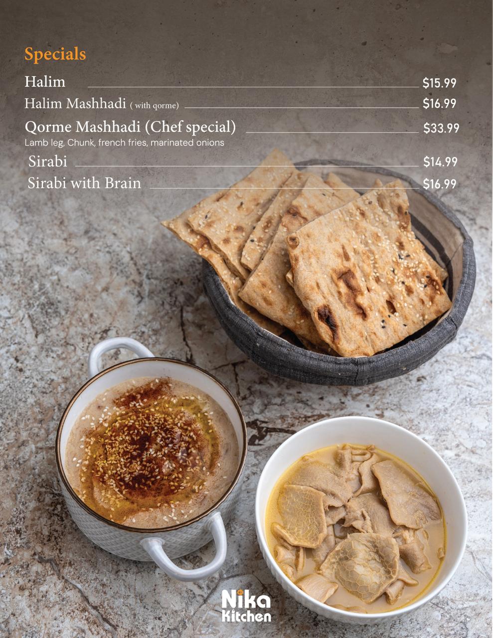 Nika Kitchen menu — page 7