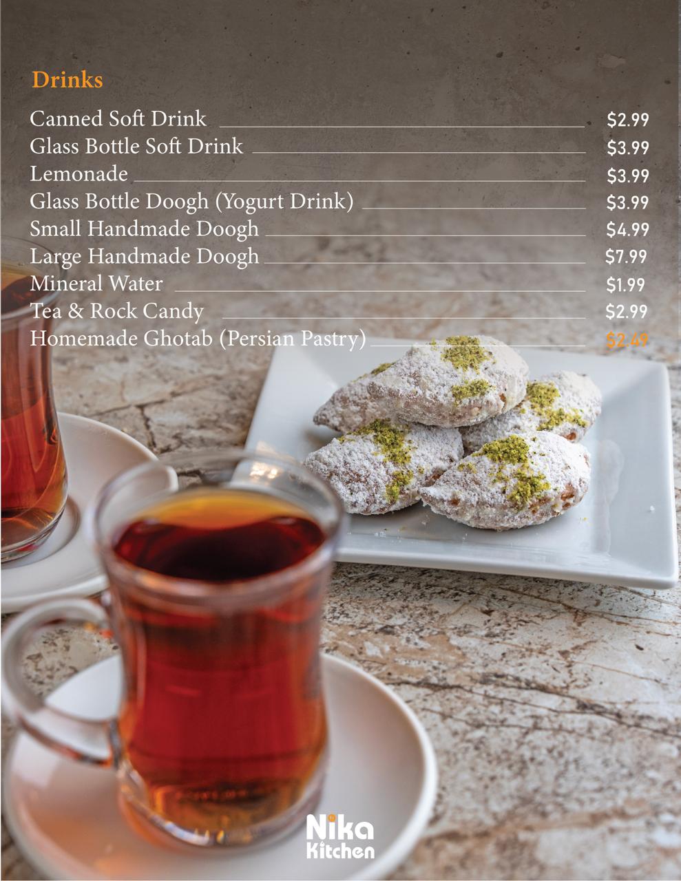 Nika Kitchen menu — page 8